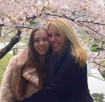 Jefferson Salvini Randall mother Heather and sister Julia